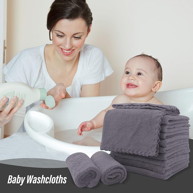 Sunny zzzZZ Ultra Soft 24 Pack Baby Washcloths - Image 5
