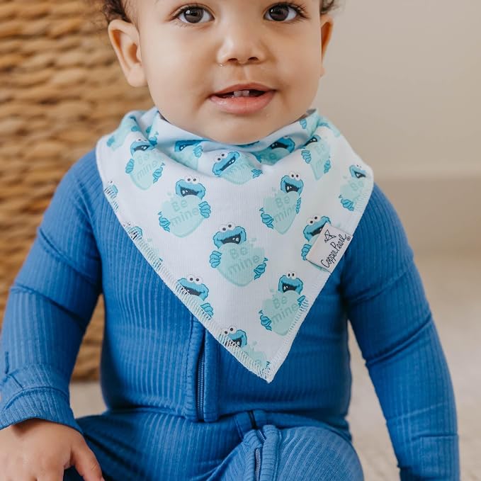 Copper Pearl Baby Bibs 4 Pack, Printed Bandana Drool Bibs - Image 6