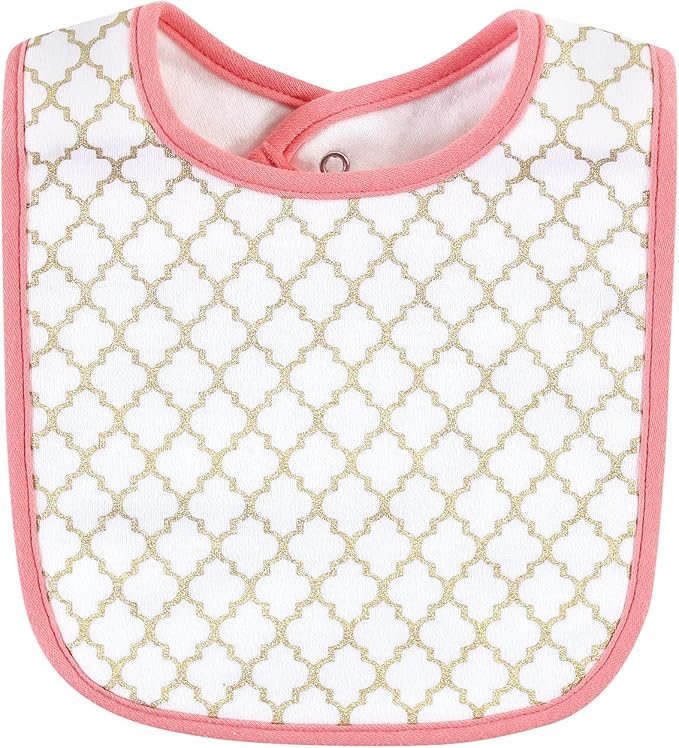Hudson Baby Unisex Baby Cotton Bib and Headband Set - Image 5