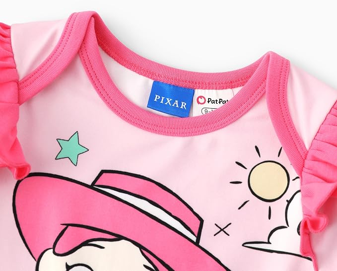 Disney Stitch Princess Minnie Winnie Marvel Baby Girls Ruffle Long Sleeve - Image 4