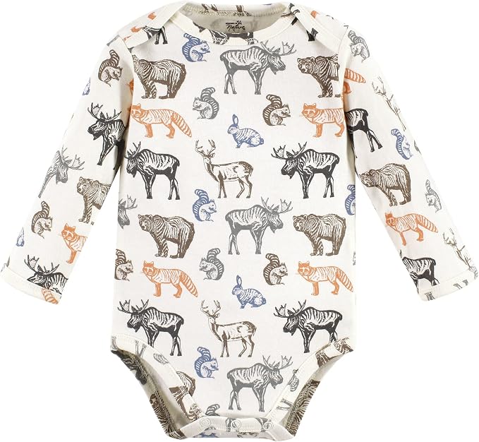 Touched by Nature Unisex Baby Organic Cotton Long-Sleeve Bodysuits - Image 4