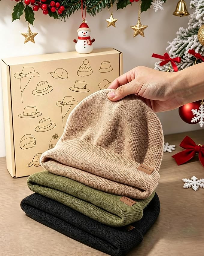 Baby Beanie Toddler Infant Winter Hats kids Warm Knit Caps - Image 7