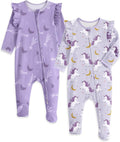 Yoofoss Baby Sleepers Baby Girl Clothes 100% Organic Cotton Pajamas by YOOFOSS