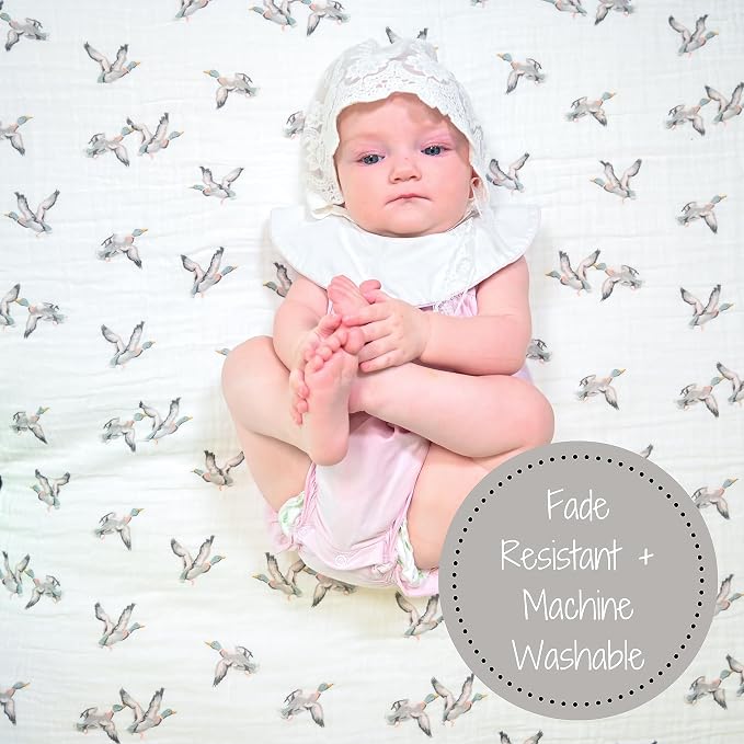 LollyBanks Baby Swaddle Blankets, 100% Organic Cotton Muslin Baby Blanket | 47" - Image 3