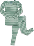 AVAUMA Stripe Pattern Baby Boys Girls Pajama Set Kids Toddler Snug fit Ribbed by AVAUMA