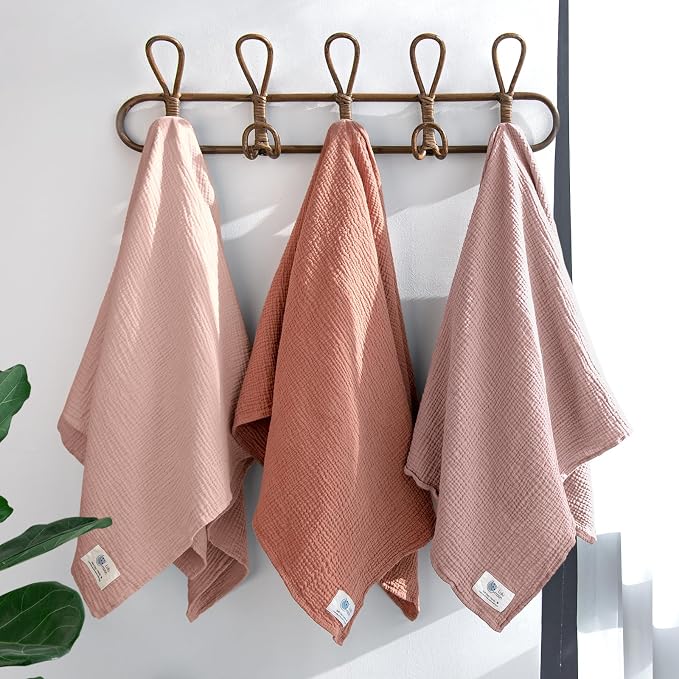 lulumoon Muslin Swaddle Blanket Baby: Cotton Receiving Wrap - Image 3