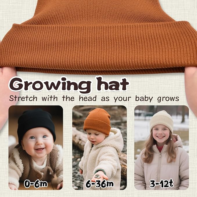 ZOORON Toddler Beanie Baby Beanies - Image 3