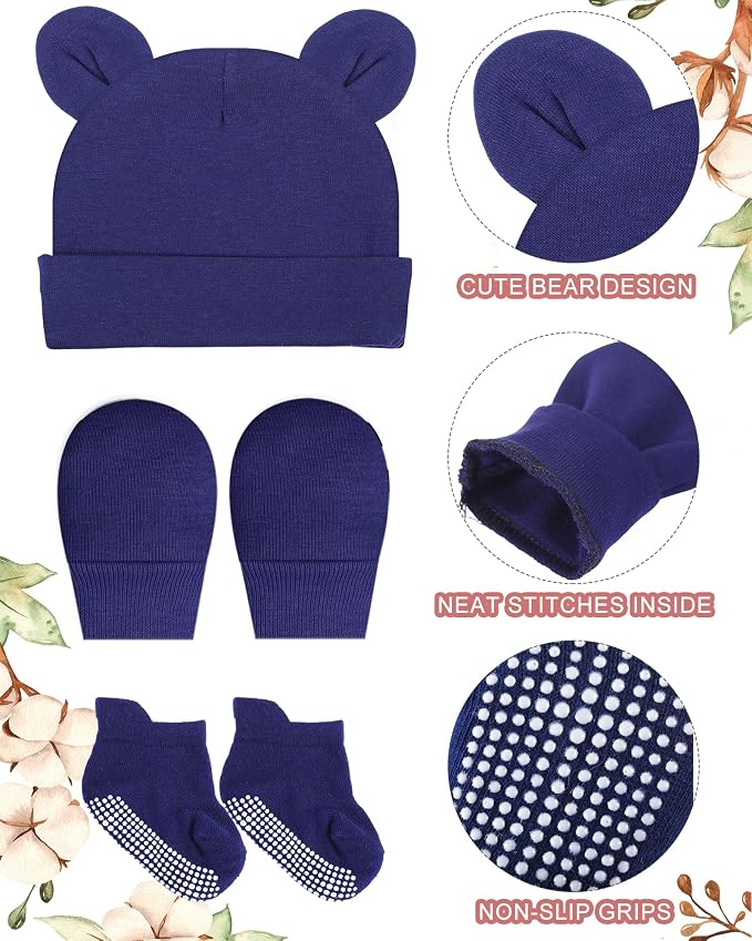 Geyoga Newborn Baby Hat Set - Image 4