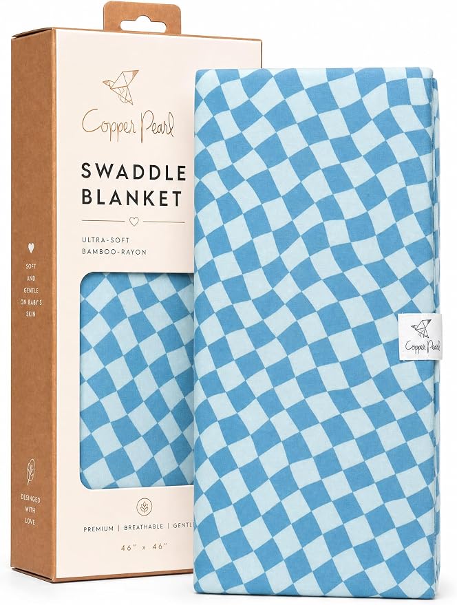 Copper Pearl Swaddle Blankets for Newborns | Soft Stretchy Receiving Blankets by CopperPearl