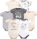 Hudson Baby Baby Boys' Cotton Bodysuits 7-pack by HudsonBaby