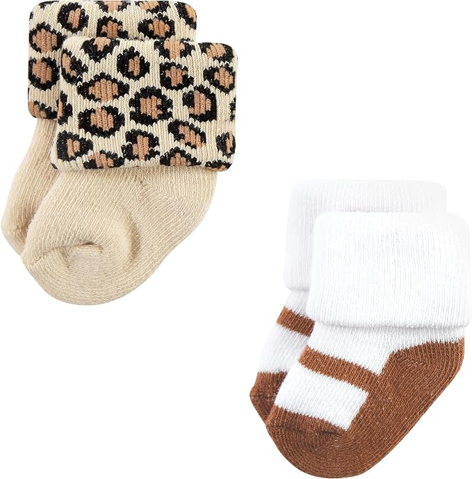 Hudson Baby Baby 8-pack Cotton Rich Newborn and Terry Socks - Image 5