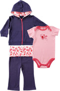 Yoga Sprout Bodysuit, and Track Jacket Set by Yoga+Sprout