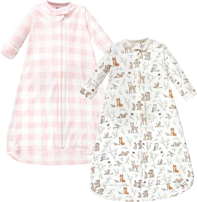 Hudson Baby Unisex Baby Cotton Long-Sleeve Wearable Sleeping Bag by HudsonBaby