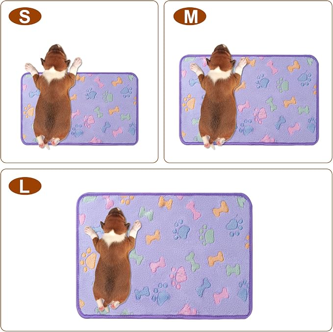 1 Pack 3 Blankets for Dog Puppy Cat | Super Soft Fluffy Premium Fleece Pet - Image 2