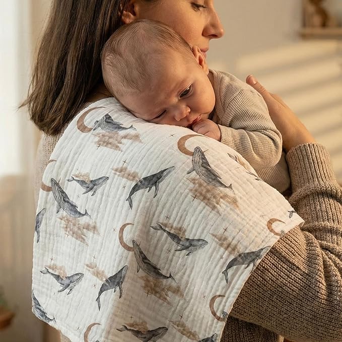 GLLQUEN BABY Muslin Swaddle Blankets - Image 3