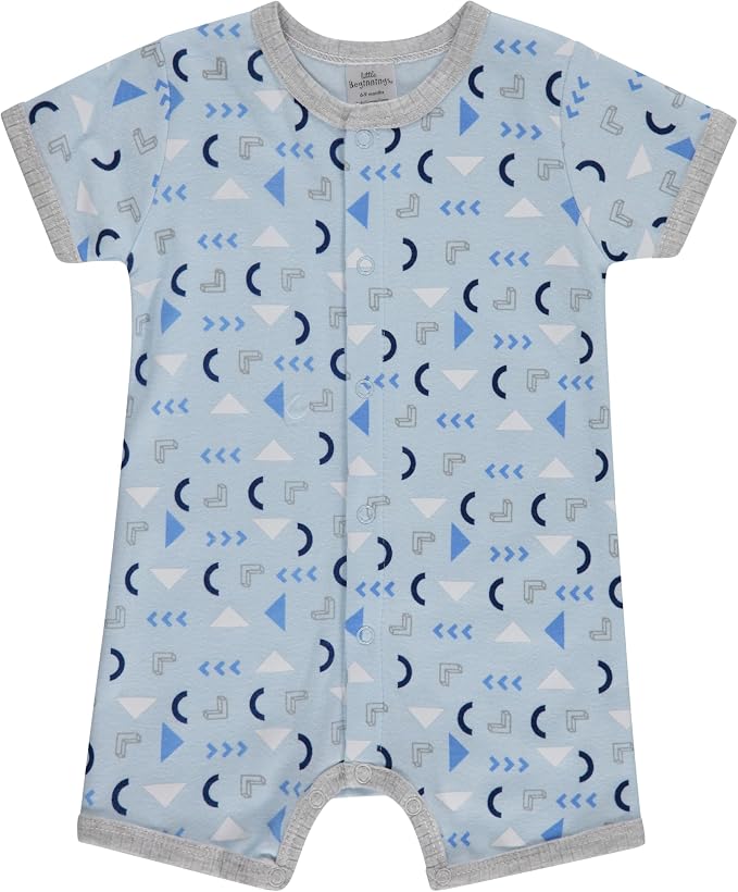Cudlie 2-Pack Baby Boy Rompers – Soft Cotton, Everyday Comfort - Image 2
