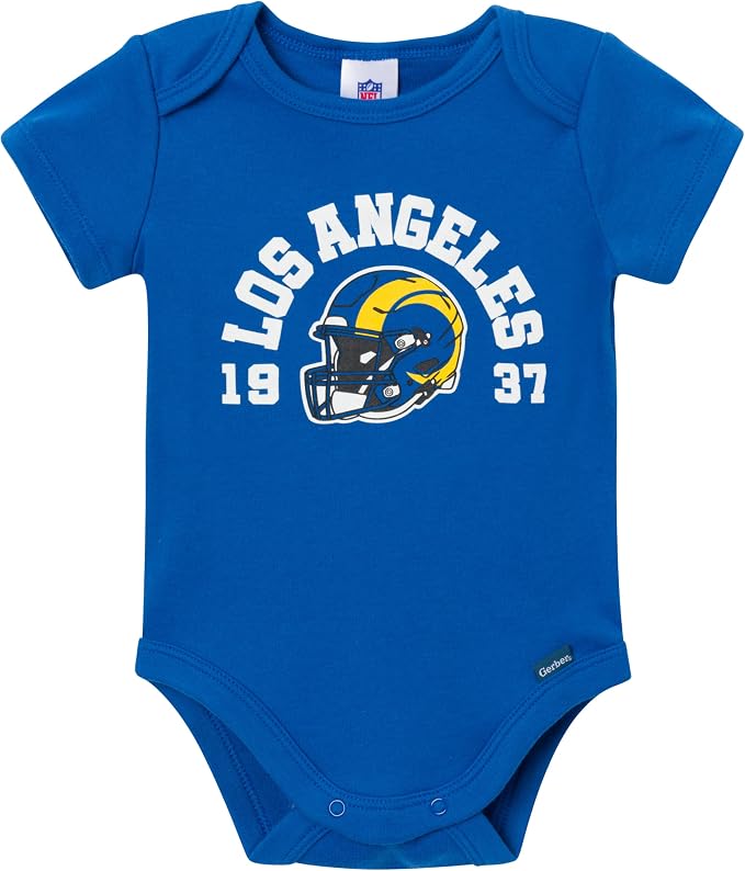 Gerber NFL Baby Boys 3-Pack Onesie Bodysuit - Image 2