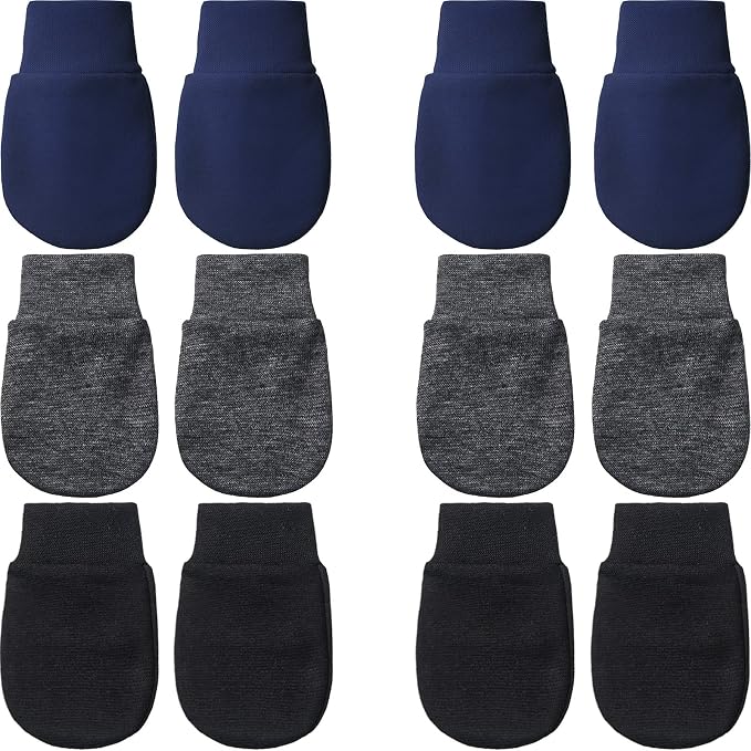 Geyoga 6 Pairs Baby Mittens Newborn No Scratch Gloves Infant | Anti Scratch by Geyoga