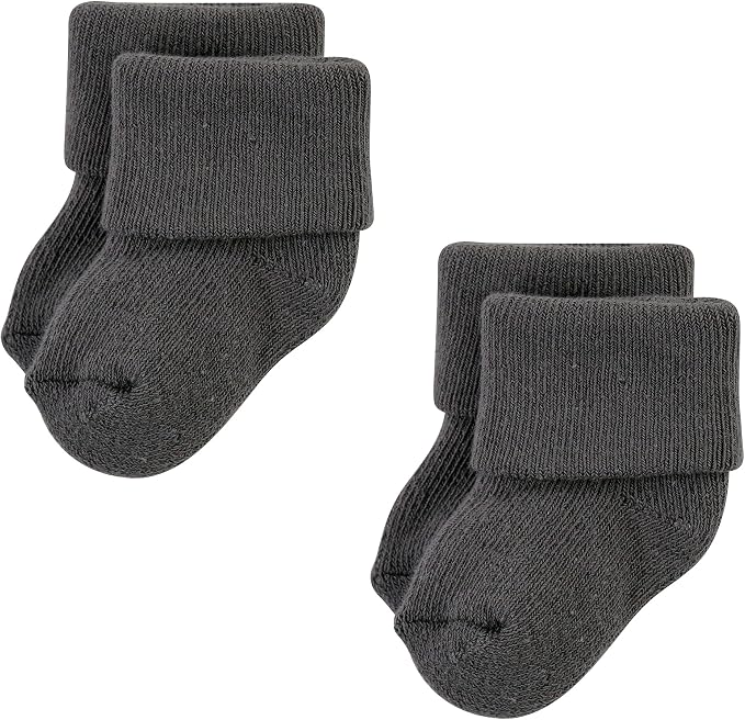 Hudson Baby Baby 8-pack Cotton Rich Newborn and Terry Socks - Image 3