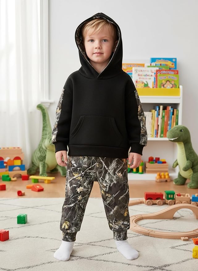Toddler Baby Boys Camouflage Sweatsuit - Image 2