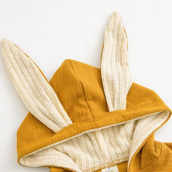 Simplee kids Baby Bunny Outfits Romper, Zipper Up - Image 3