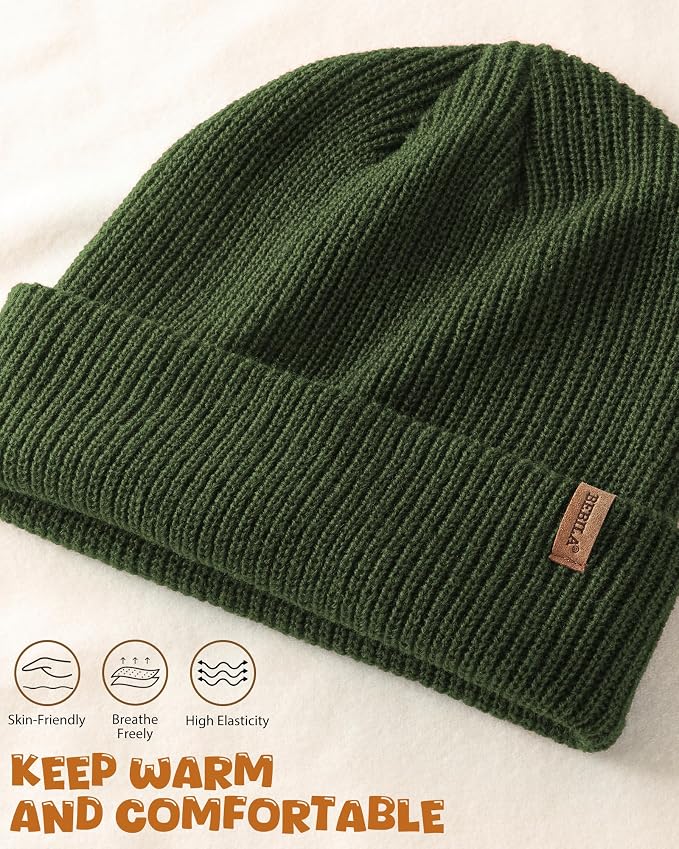 Baby Beanie Toddler Infant Winter Hats Knit Warm Caps - Image 2