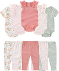 Baby Bodysuit and Pant Set Cotton Ribbed Mix Infant Girl Clothes | Unisex by ZAVBABY