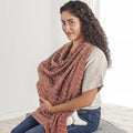 Itzy Ritzy Breastfeeding Boss Multi-Use Cover – A Nursing Cover, Swaddle, Car Seat, Tummy Time Mat & Burp Cloth All in One – Made of Soft Muslin Fabric & Measures 47” x 47” (Mudcloth)