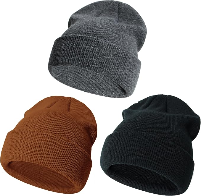 YMYDYFC Baby Beanie 3Pack Toddler Beanie Baby Winter Hats Boy&Girl 0-6Years | by YMYDYFC