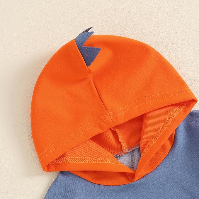 Infant Baby Boy Fall Winter Clothes Outfit Hooded Long Sweatshirt Pant Set - Image 4