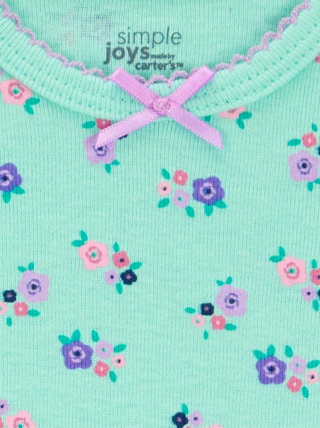 Simple Joys by Carter's Baby Girls' 3-pack Cotton Sleeper Gown - Image 4