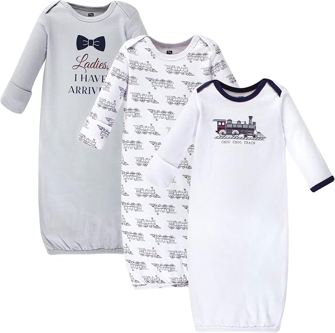 Hudson Baby unisex-baby Cotton Gowns by HudsonBaby