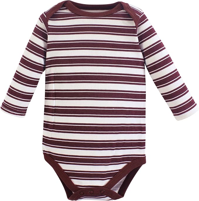 Hudson Baby baby-boys Cotton Long-sleeve Bodysuits 3-pack - Image 4