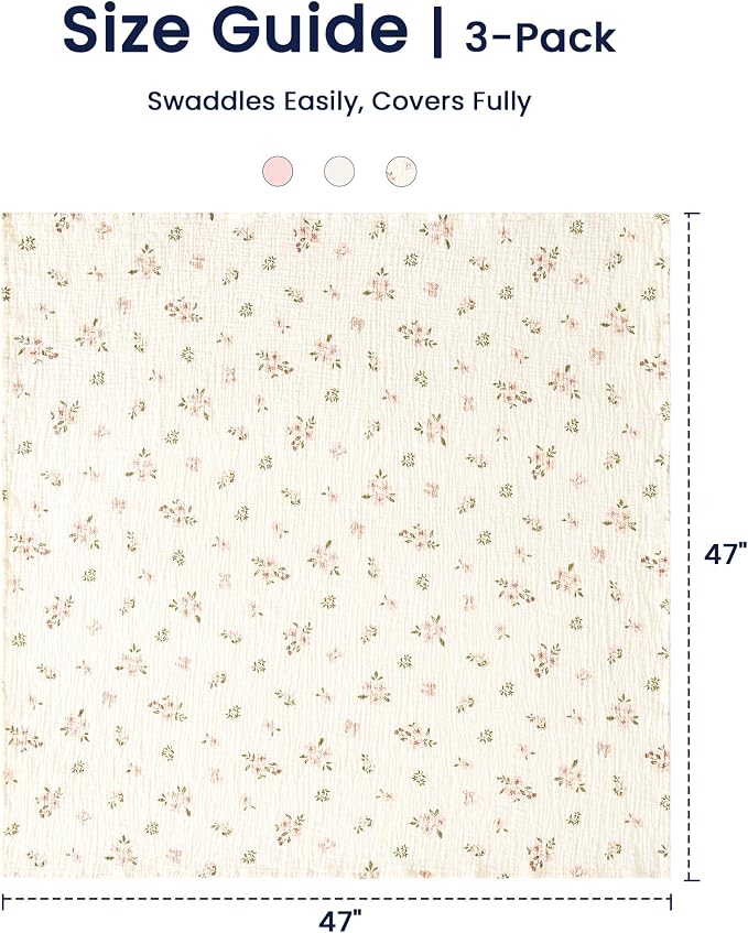 EXQ Home Muslin Swaddle Blankets - Image 6