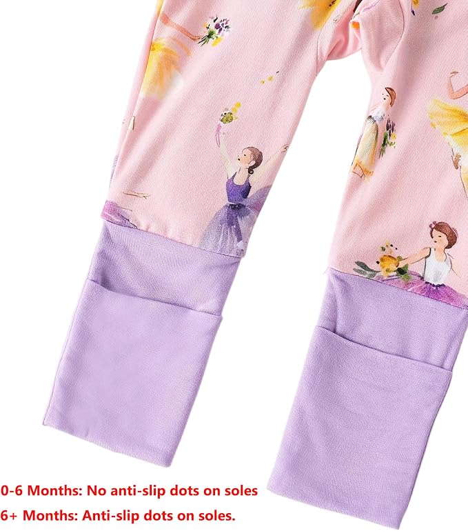 Baby Viscose of Bamboo Convertible Footie Pajamas - Image 5