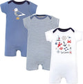 Hudson Baby Unisex Cotton Rompers by HudsonBaby