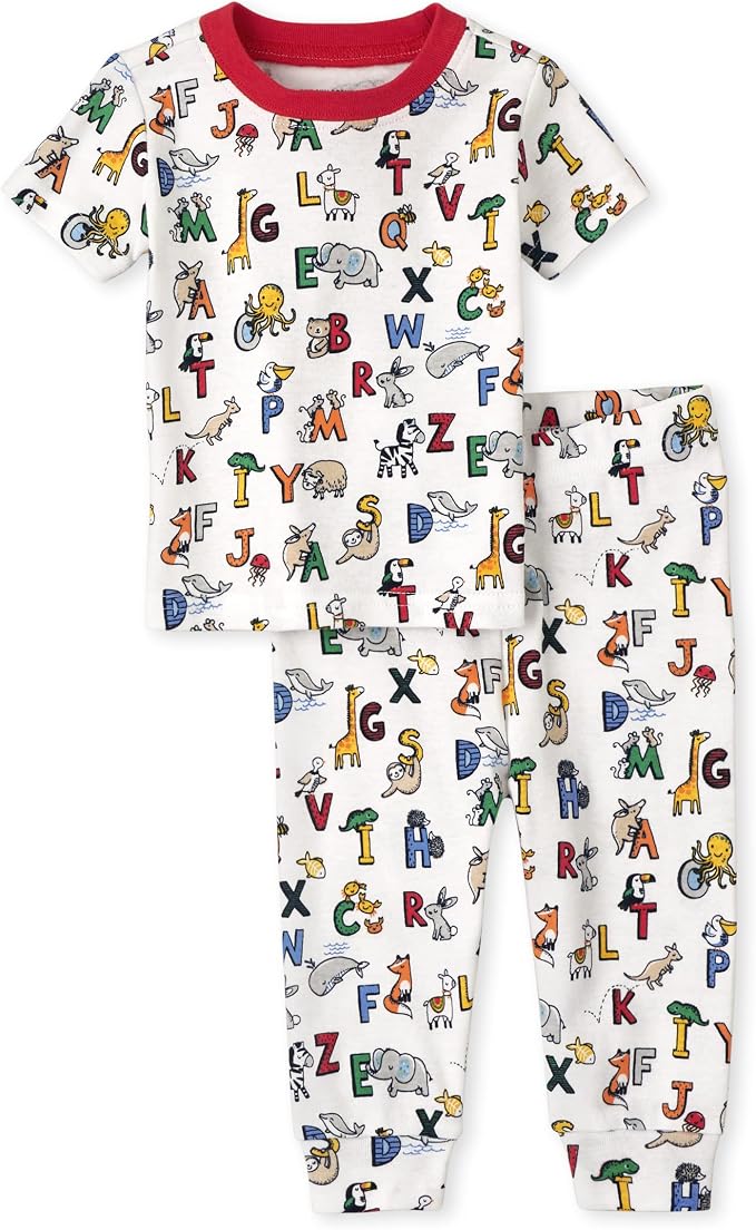 The Children's Place Baby Boys' Snug Fit 100% Cotton Short Sleeve Top and Pants by TheChildrensPlace