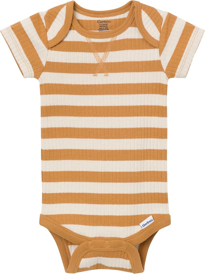 4-Pack Baby Boys Dino Blues Short Sleeve Onesies® Bodysuits - Image 3
