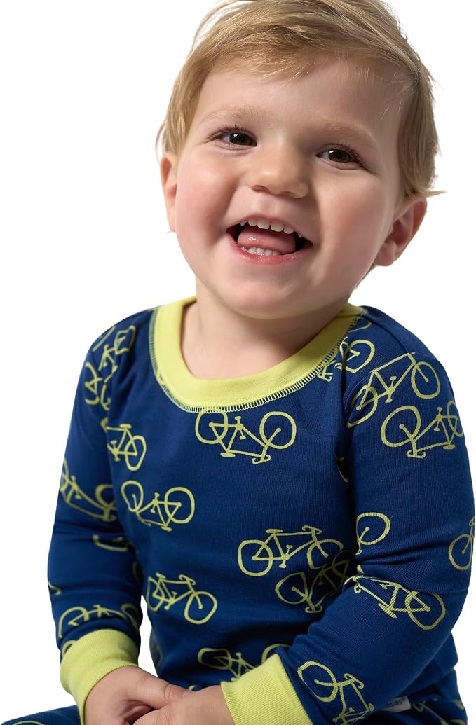 Onesies Brand Baby Boys Snug Fit 4 Piece Pajama Set - Image 5