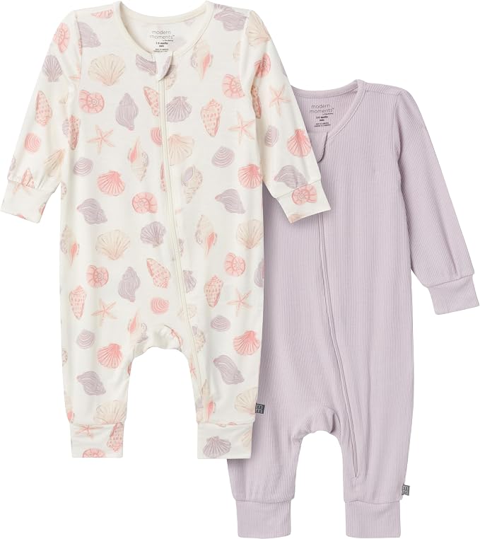 MODERNMOMENTS Baby Viscose 2-pack Footless Coveralls by ModernMomentsbyGerber