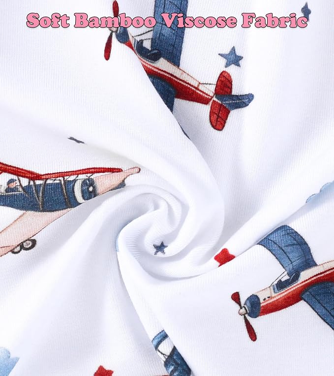 Baby Viscose of Bamboo Convertible Footie Pajamas - Image 7