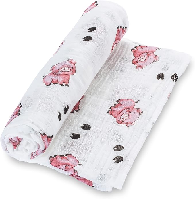 LollyBanks Baby Swaddle Blankets, 100% Organic Cotton Muslin Baby Blanket | 3 - Image 3