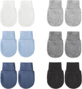 BQUBO 6 Pairs Newborn Baby Boys Girls Mittens 0-6 Months Unisex-Baby Infant by DRESHOW