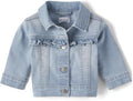 The Children's Place baby girls Ruffle Denim Jacket by TheChildrensPlace