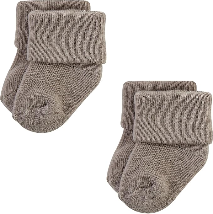 Hudson Baby Baby 8-pack Cotton Rich Newborn and Terry Socks - Image 3