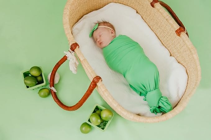 Copper Pearl Swaddle Blankets for Newborns | Soft Stretchy Receiving Blankets - Image 5