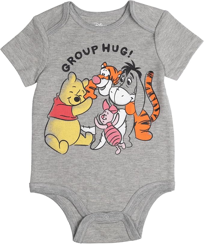 Disney Baby 5-Pack Short Sleeve Bodysuits Newborn to Infant - Image 4