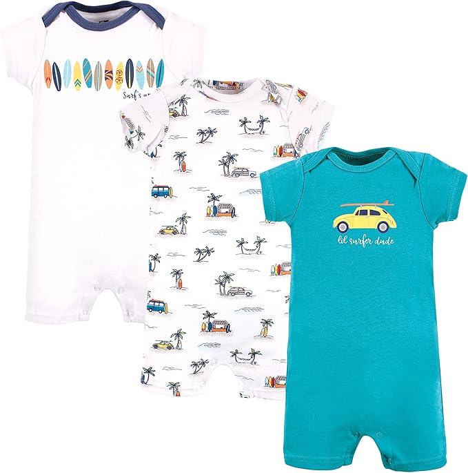 Hudson Baby Unisex Cotton Rompers - Image 2