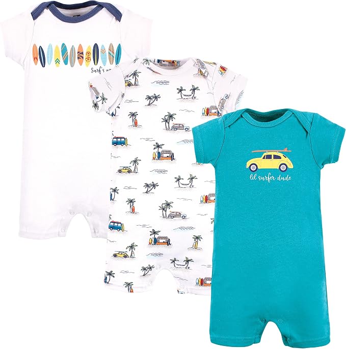 Hudson Baby Unisex Cotton Rompers - Image 2