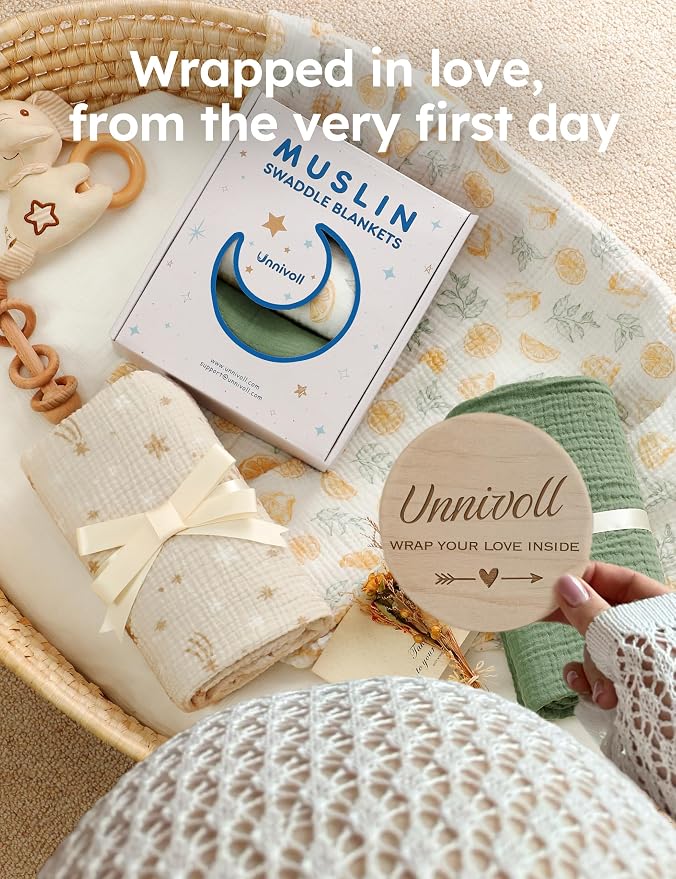 Unnivoll Muslin Swaddle Blankets - Image 8